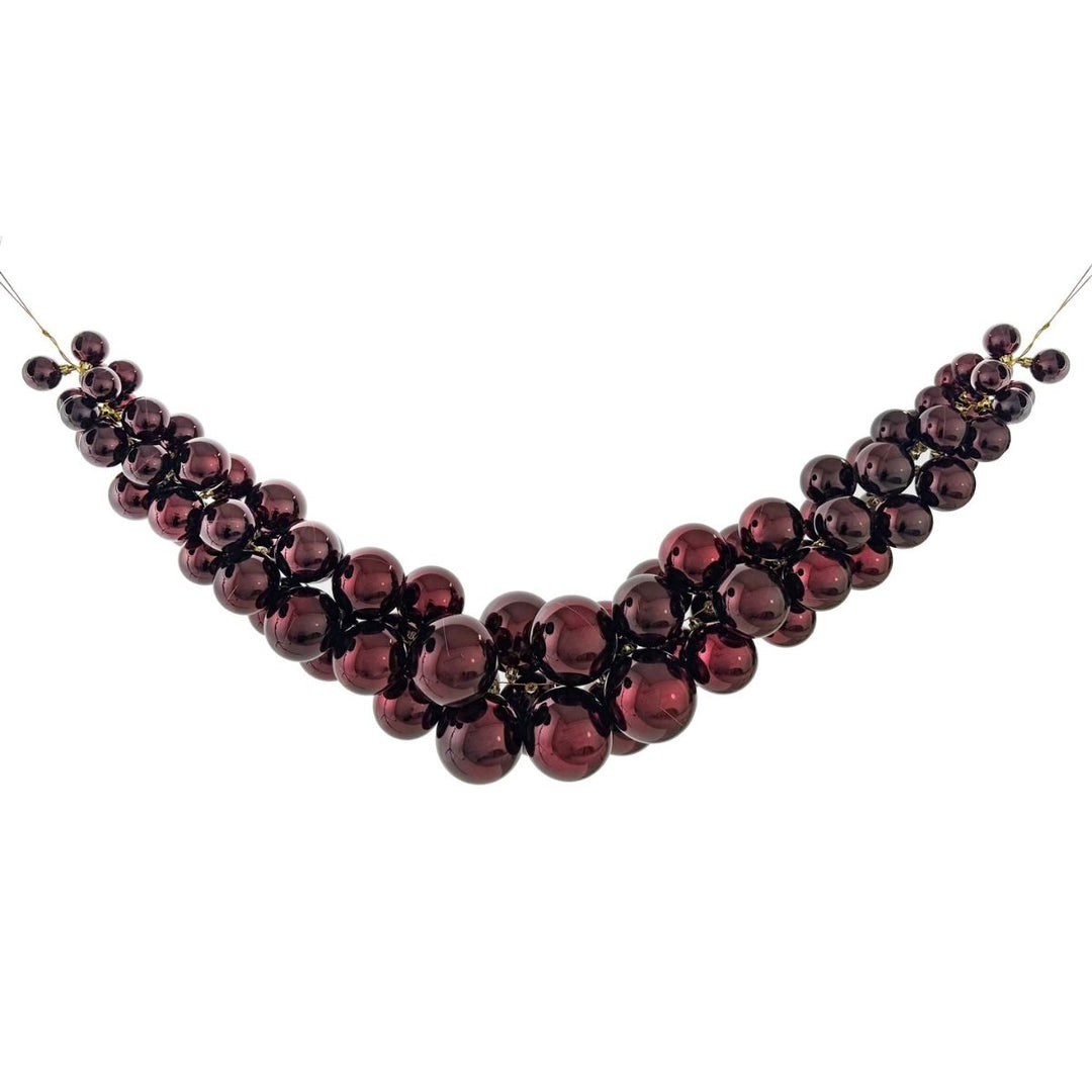 BUBBLE SWAG GARLAND BURGUNDY 190CM - SHISHI - Compralo en CorinneRegalos.com