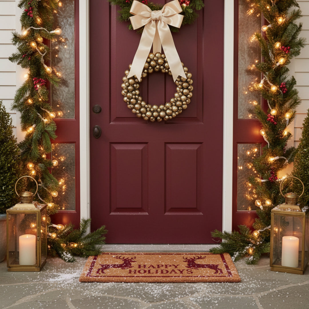 BUBBLE WREATH ANTIQUE SILVER 52CM