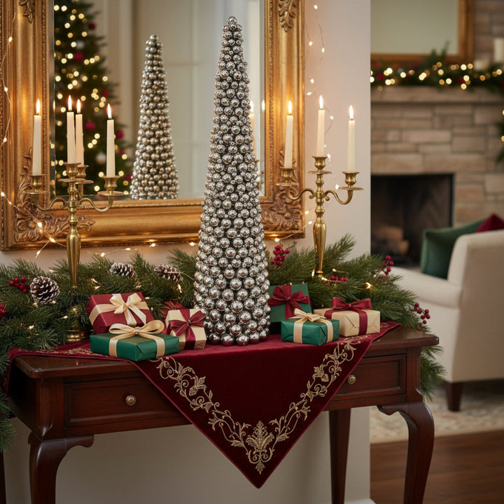 BUBBLE TREE DARK SILVER 156CM