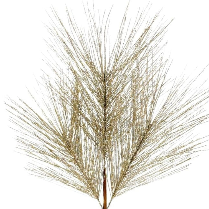 GLITTER BRANCH CHAMPAGNE 65CM