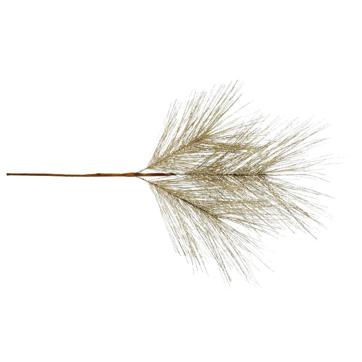 GLITTER BRANCH CHAMPAGNE 65CM