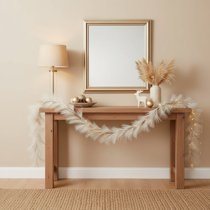 GLITTER GARLAND CHAMPAGNE 180CM