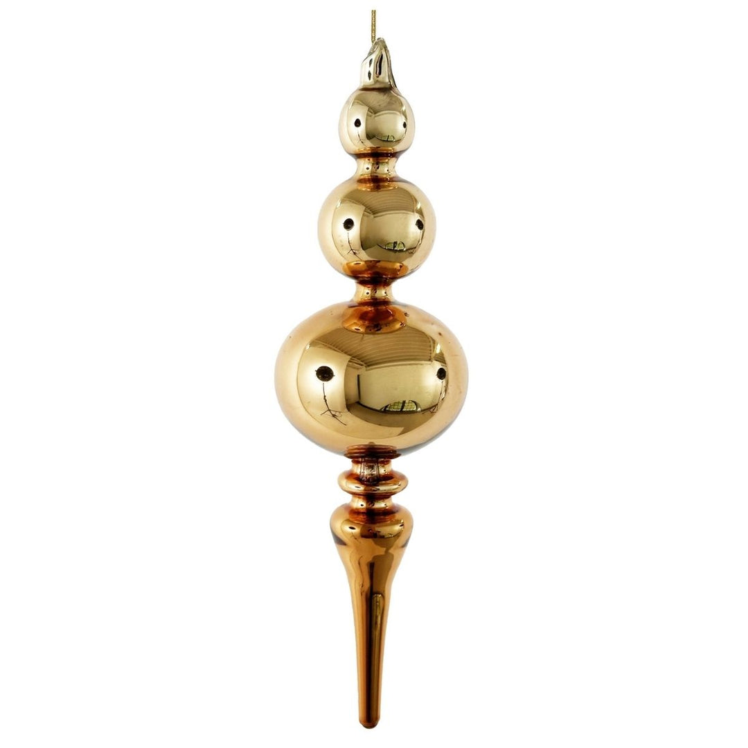 GLASS DROP SHINY DK GOLD 21,5CM - SHISHI - Compralo en CorinneRegalos.com