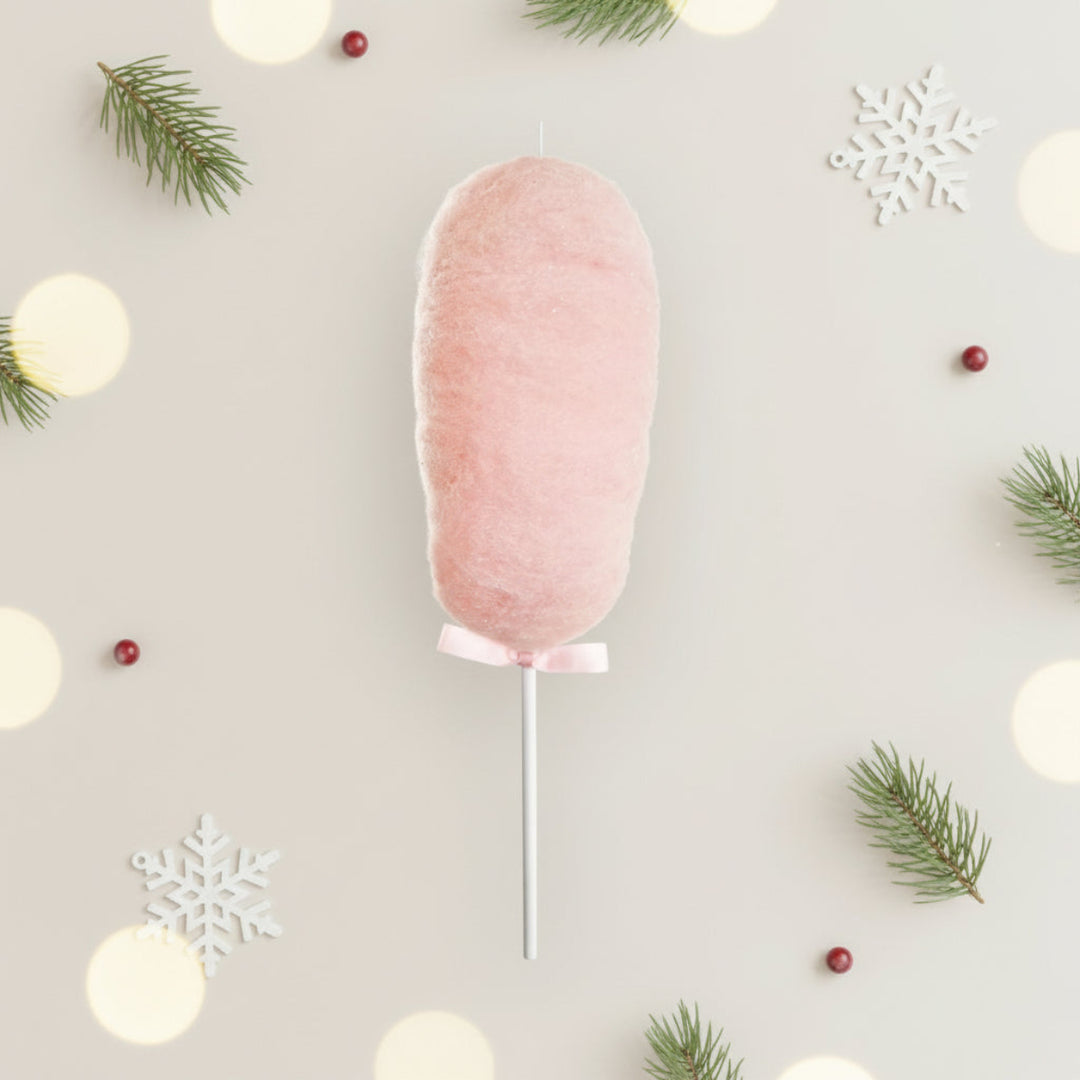 COTTON CANDY ORNAMENT PINK 55CM