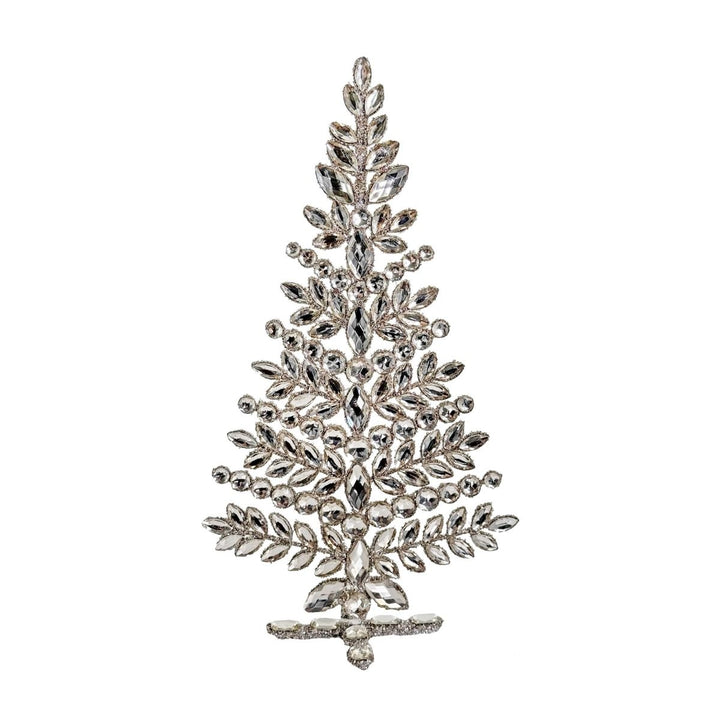 GEM TREE SILVER GLITTERED 36CM