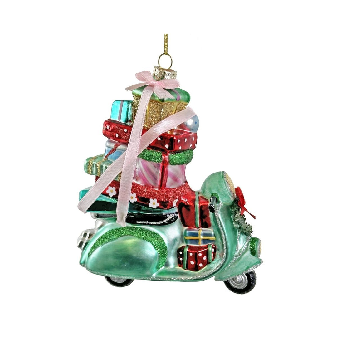 GLASS SCOOTER WITH GIFTS 13CM - SHISHI - Compralo en CorinneRegalos.com