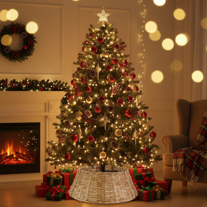 WILLOW BASKET TREE STAND COVER D54CM