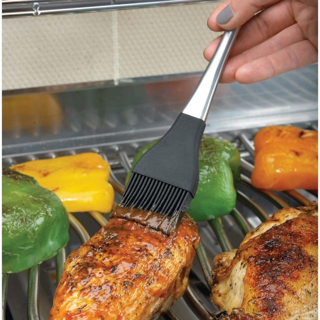 PRO SILICONE BASTING BRUSH WITH STAINLESS STEEL HANDLE