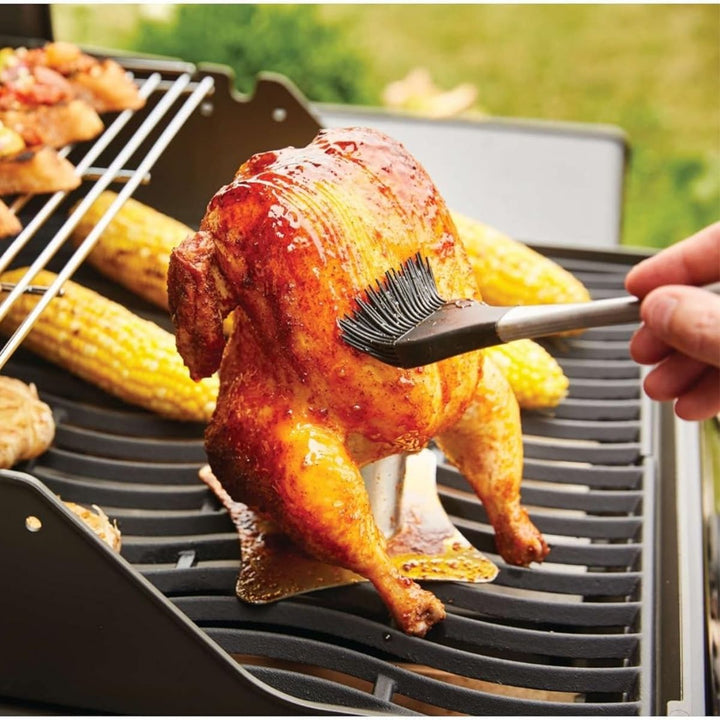 PRO SILICONE BASTING BRUSH WITH STAINLESS STEEL HANDLE