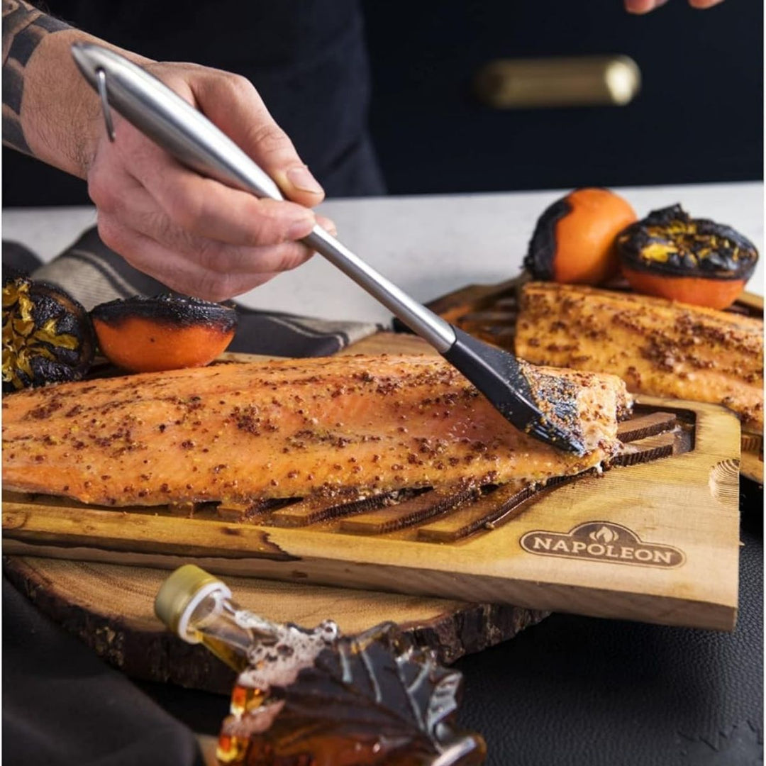 PRO SILICONE BASTING BRUSH WITH STAINLESS STEEL HANDLE