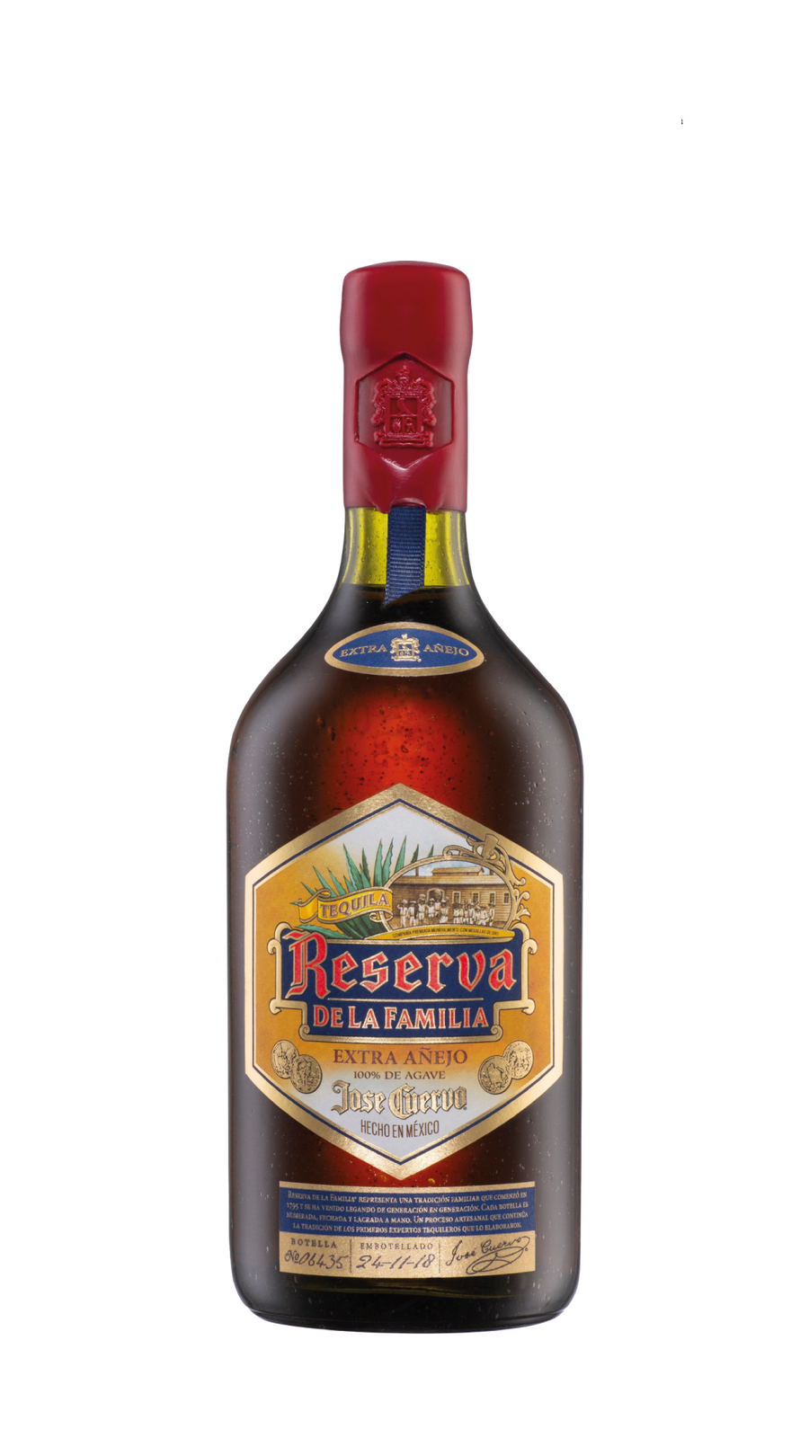 BOT. TEQUILA RESERVA DE LA FAMILIA ANEJO - ALCAZAREN - Compralo en CorinneRegalos.com
