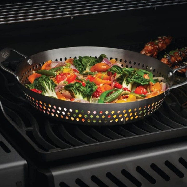 STAINLESS STEEL GRILLING WOK