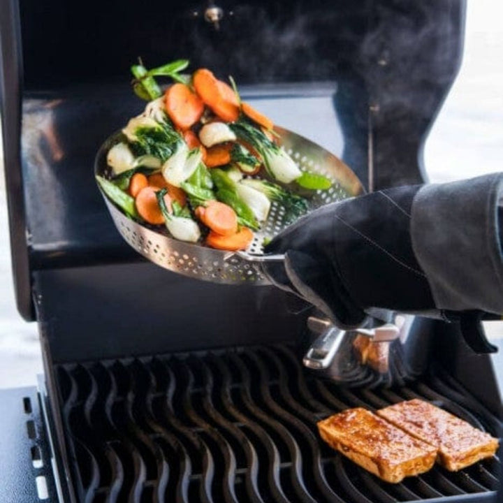 STAINLESS STEEL GRILLING WOK