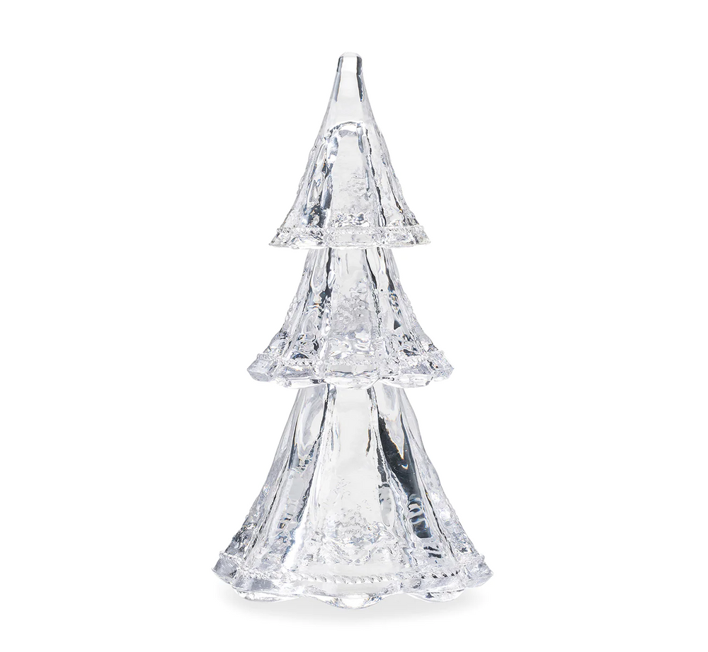 BERRY & THREAD CLEAR 10.5 STACKABLE GLASS TREES - JULISKA - Compralo en CorinneRegalos.com