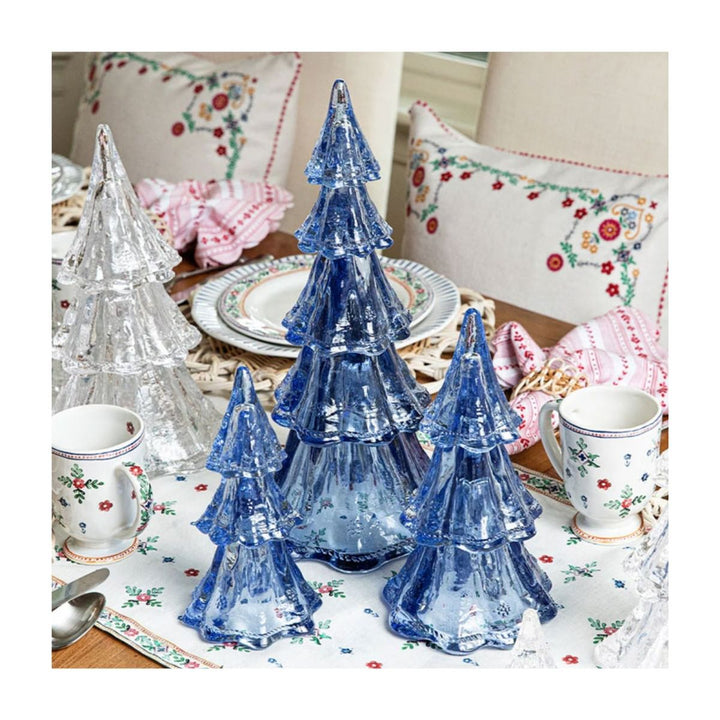 BERRY & THREAD 10.5  MEDIUM TREE SET 3 ­ BLUE (INCLUDES SMALL  MEDIUM & LARGE TREE TIERS)