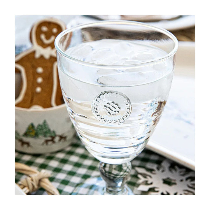 BERRY & THREAD GLASSWARE FOOTED GOBLET BERRYR& THREAD FOOTED GOBLET