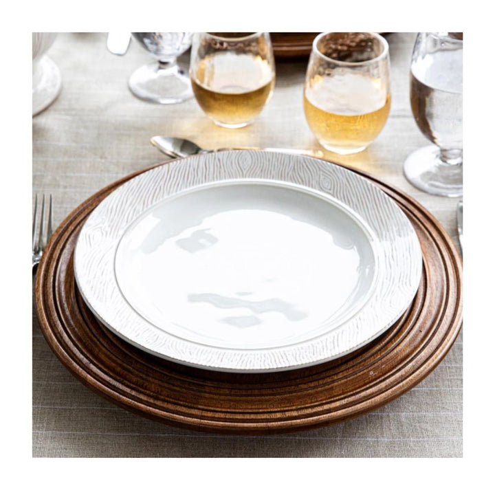 Blenheim Oak Whitewash Dinner Plate