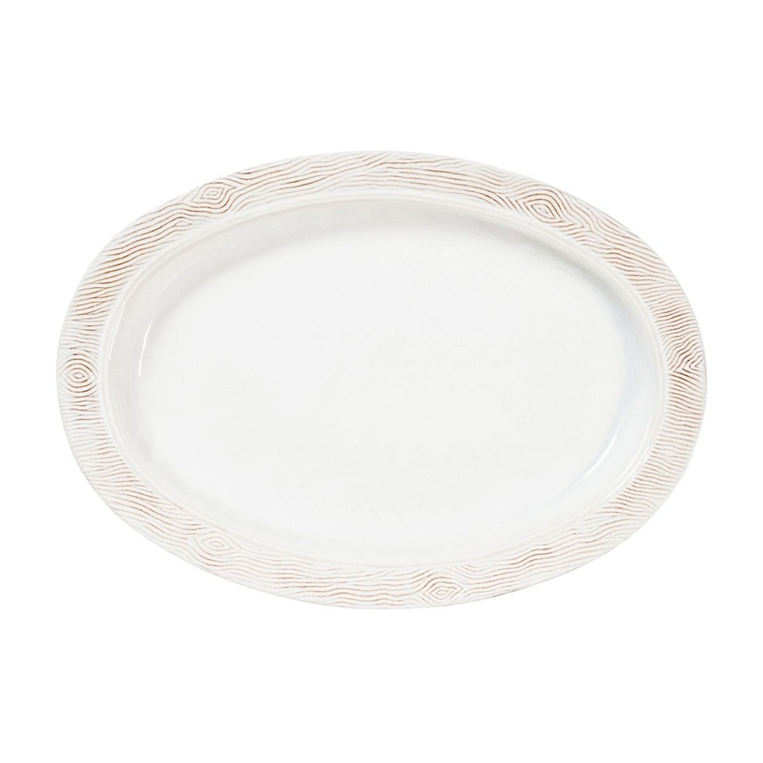 BLENHEIM OAK 18  PLATTER ­ WHITEWASH
