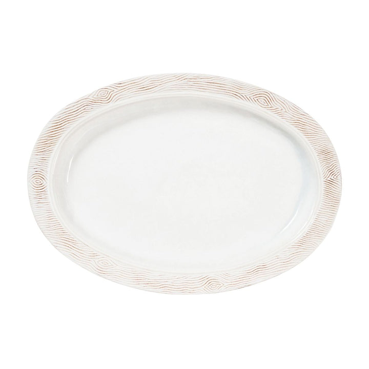 BLENHEIM OAK 18  PLATTER ­ WHITEWASH
