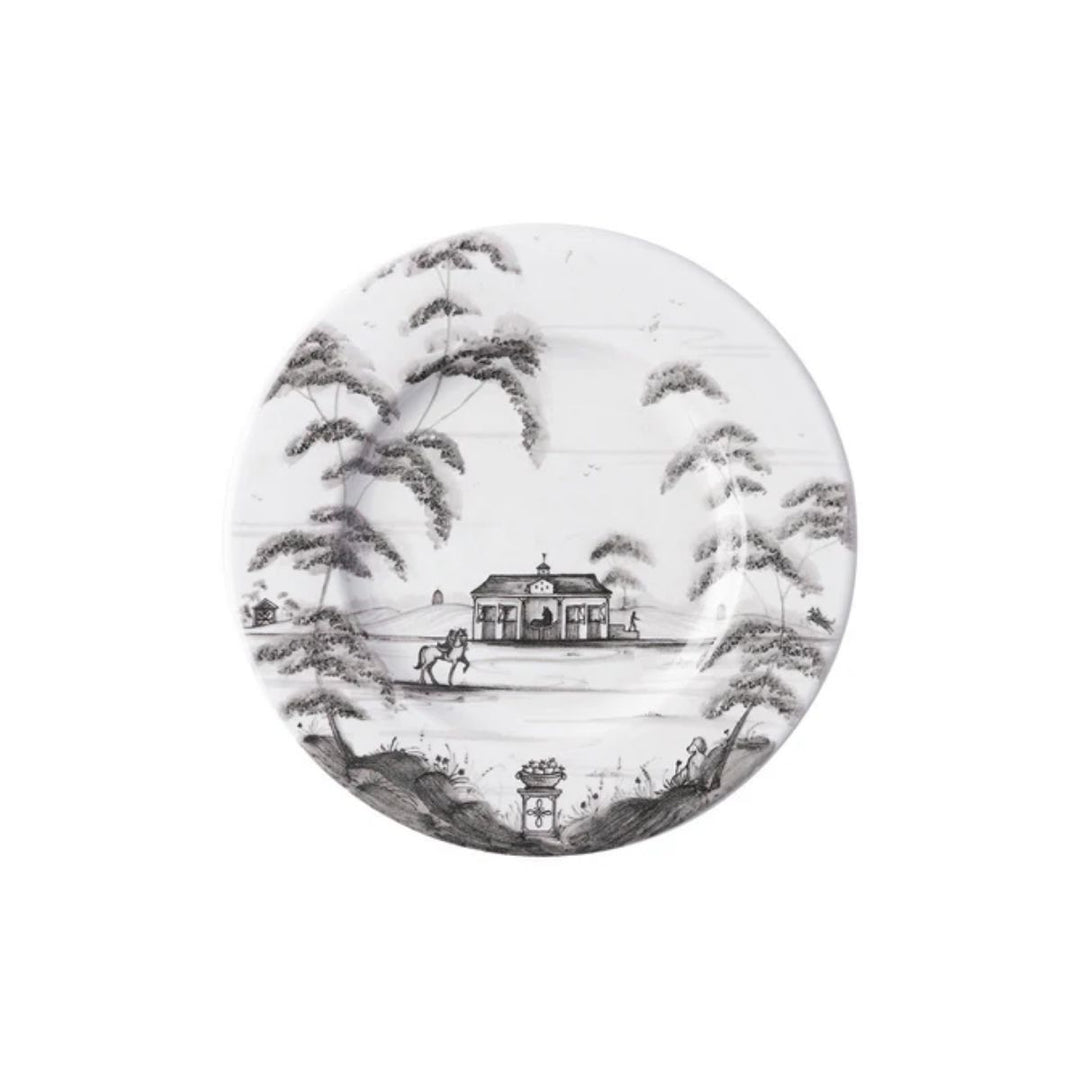 COUNTRY ESTATE FLINT SIDE/COCKTAIL PLATE STABLE