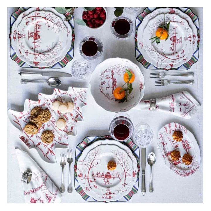 CEREAL ICE CREAM BOWL CE RUBY 6.5INCHW WINTER FROLIC
