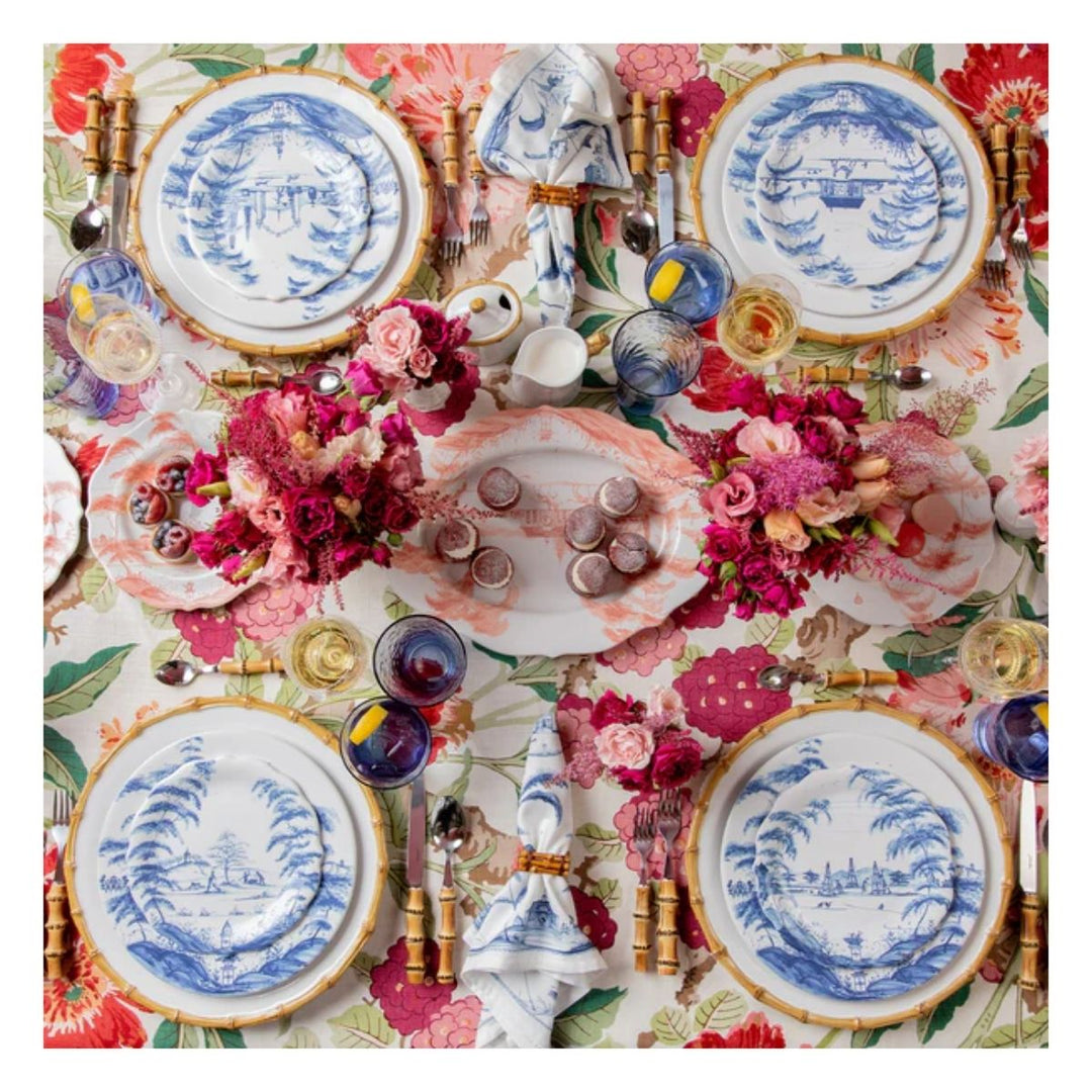 PARTY PLATE CE DELFT 8.5 W SET 4 G.BOX SPRG SCENES