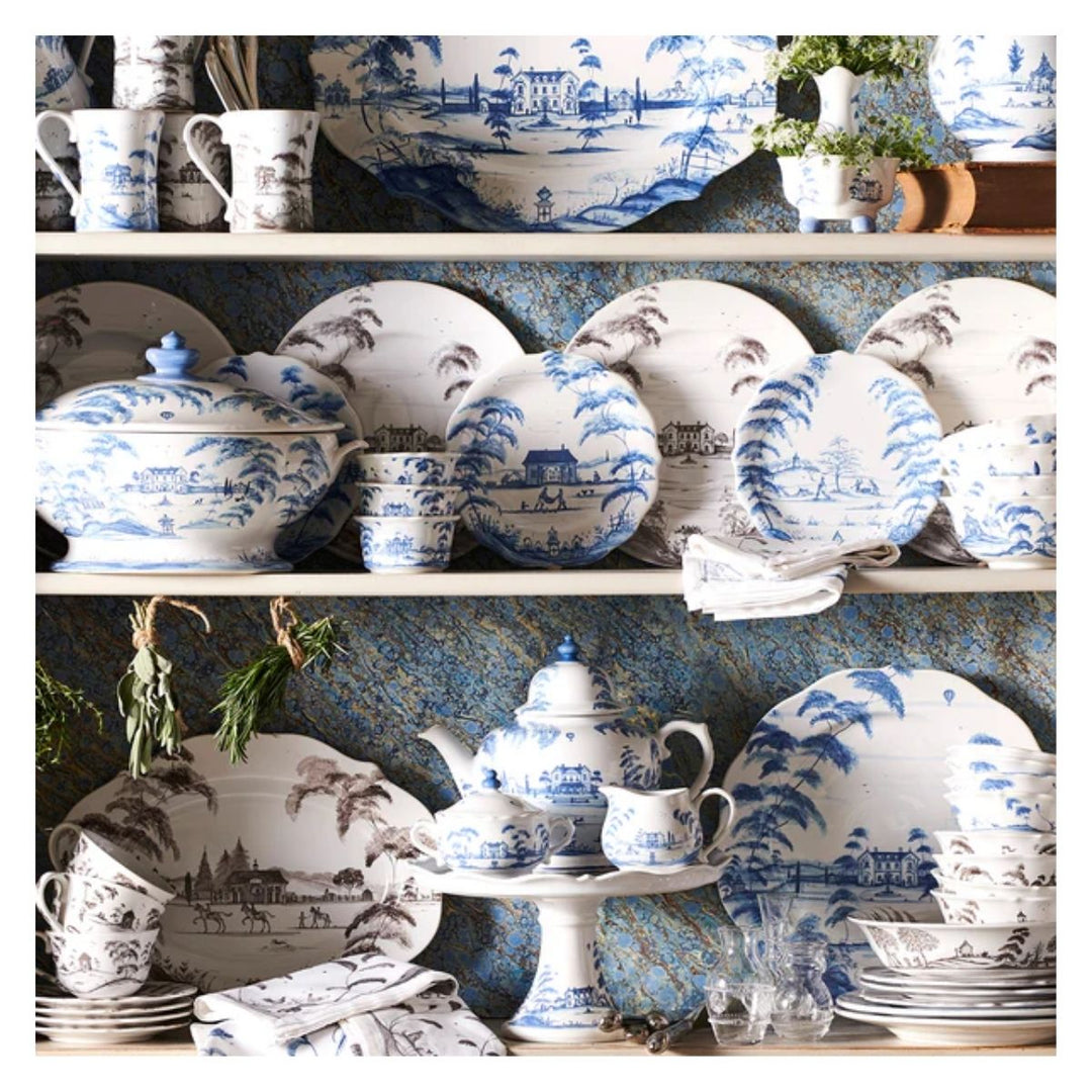 PARTY PLATE CE DELFT 8.5 W SET 4 G.BOX SPRG SCENES