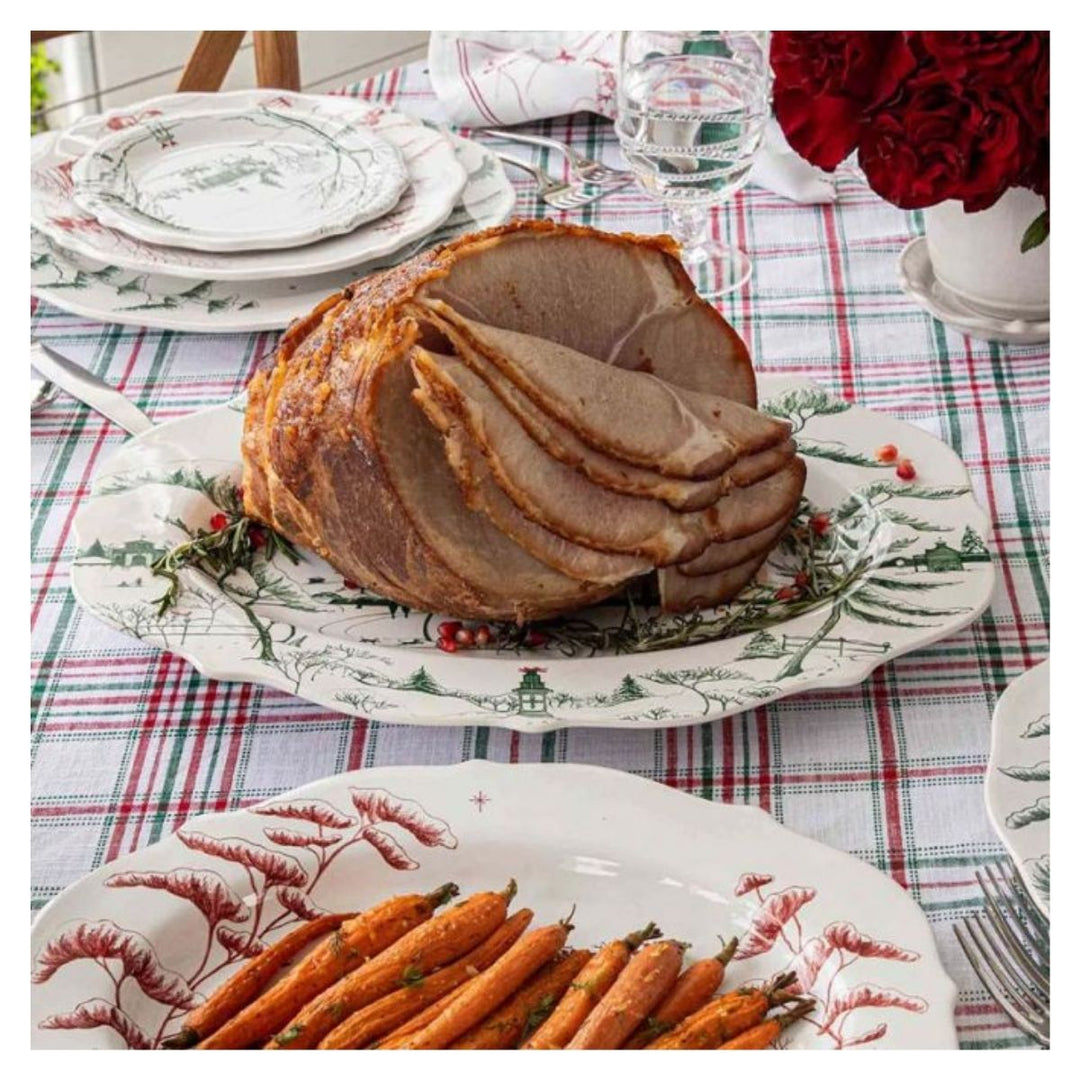 COUNTRY ESTATE WINTER FROLIC 18  SERVING PLATTER ­ EVERGREEN
