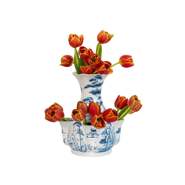 COUNTRY ESTATE DELFT TULIPIERE VASE COUNTRY ESTATE TULIPIERE VASE DELFT