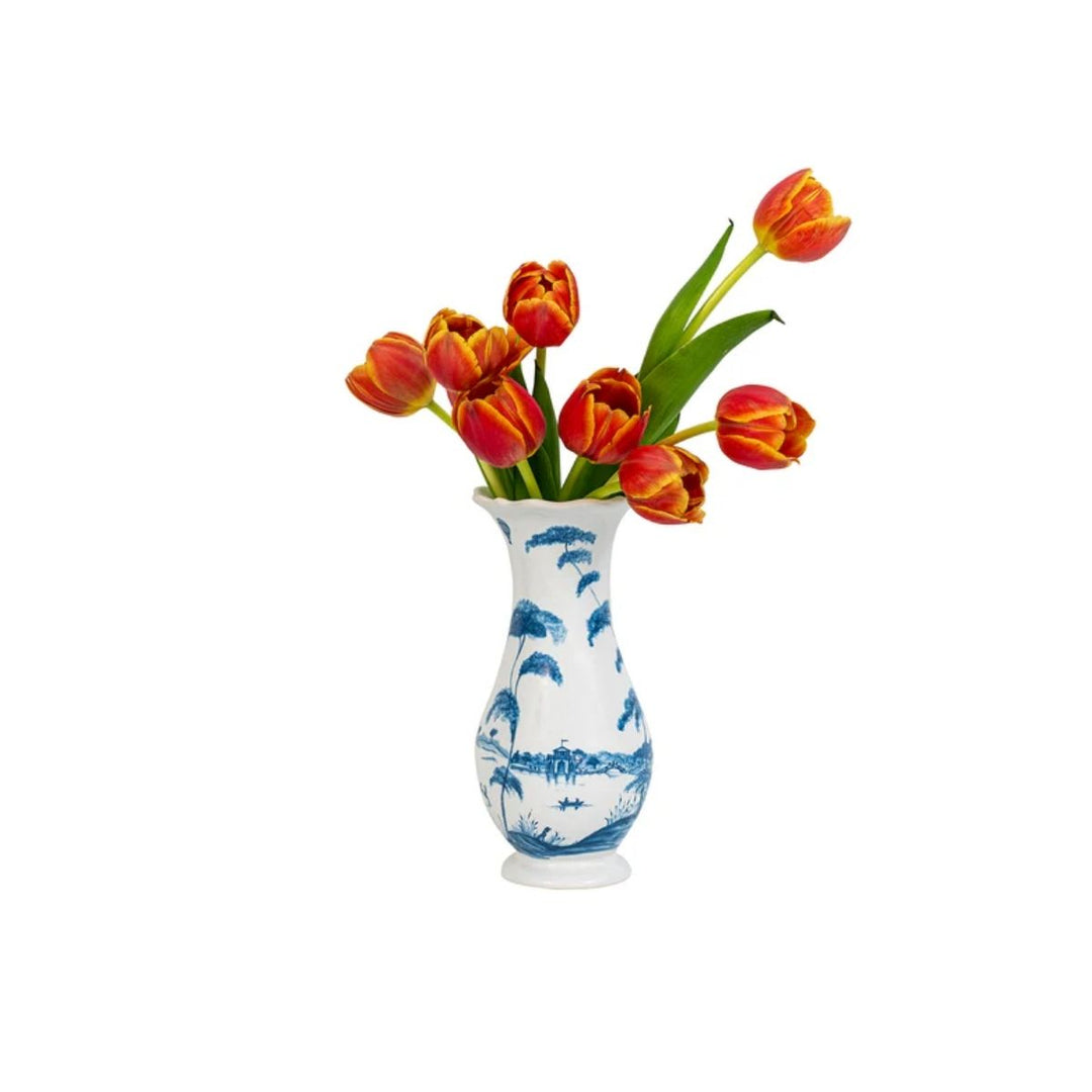 COUNTRY ESTATE DELFT 9 VASE COUNTRY ESTATE VASE 9- DELFT