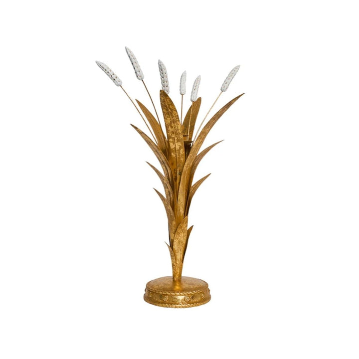 "Forest Walk Wheat 17"" Candlestick - Gold" - JULISKA - Compralo en CorinneRegalos.com