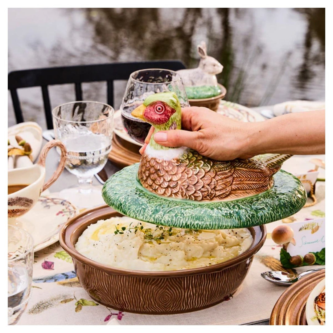 Forest Walk Pheasant Baker with Lid - Multi
