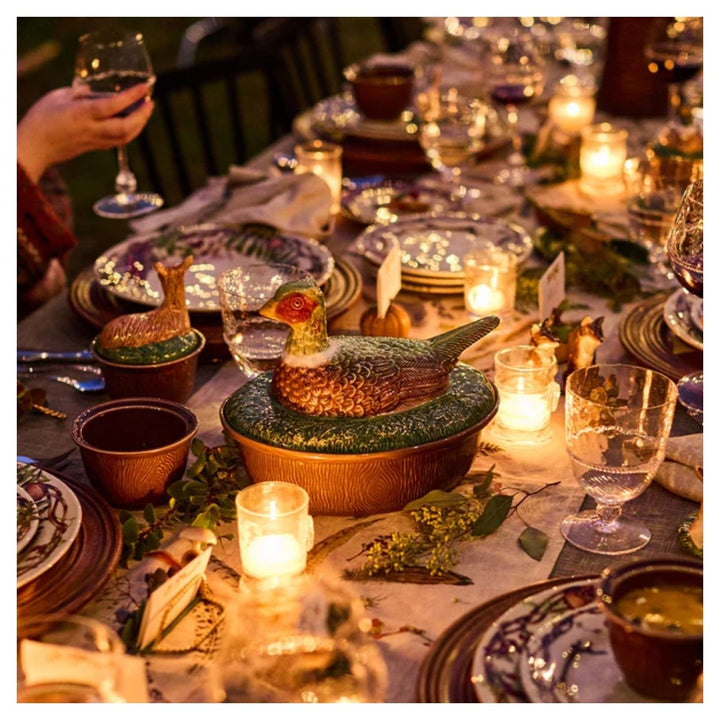 Forest Walk Pheasant Baker with Lid - Multi