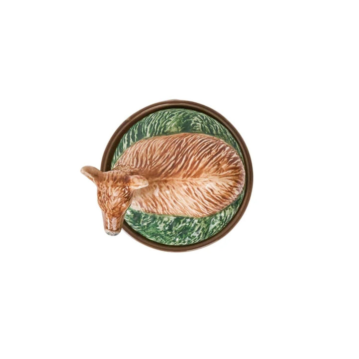 Forest Walk Deer Bowl with Lid - Multi