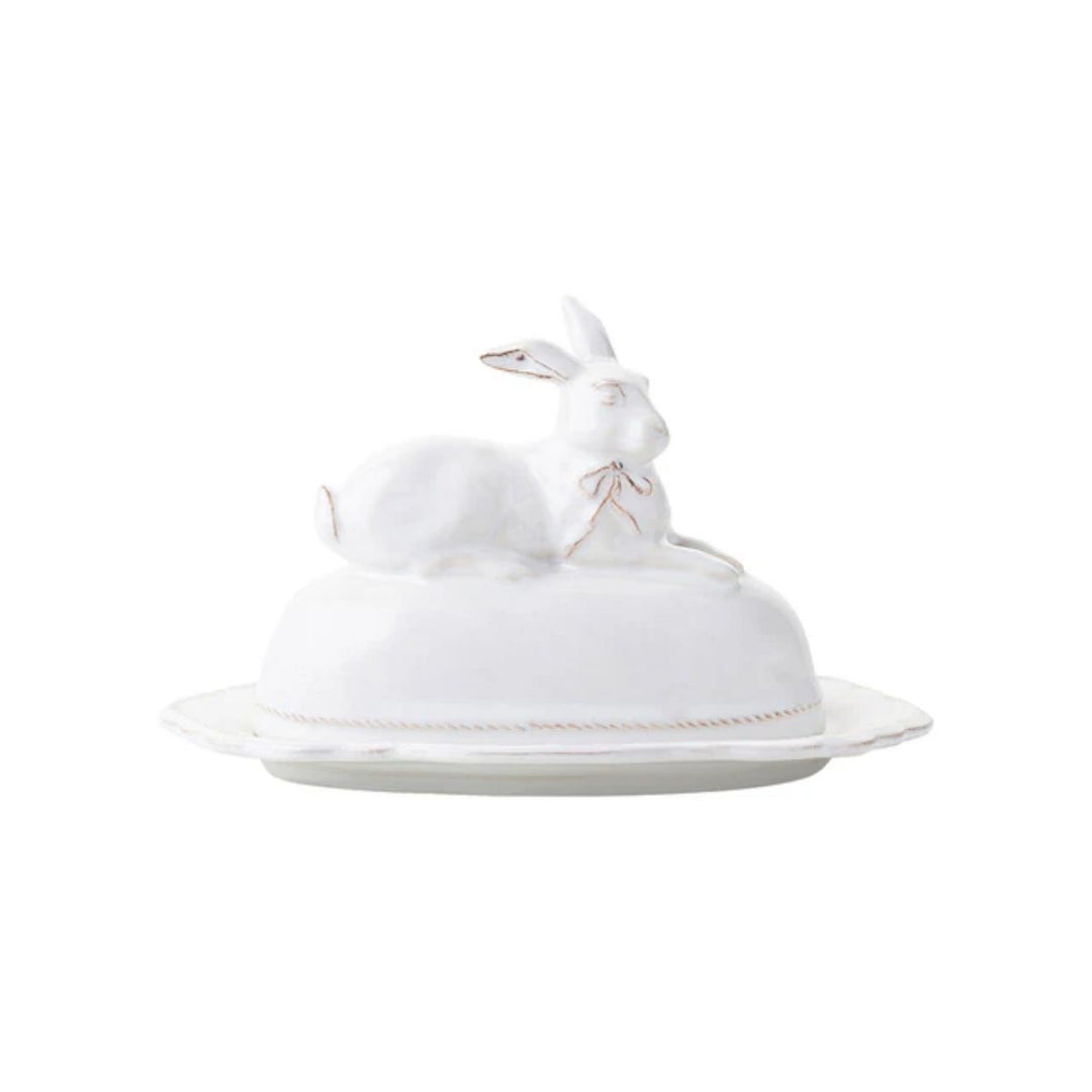 CLEVER CREATURES BRIDGET   BUNNY BUTTER DISH CLEVER CREATURES BRIDGET BUNNY BUTTER DISH