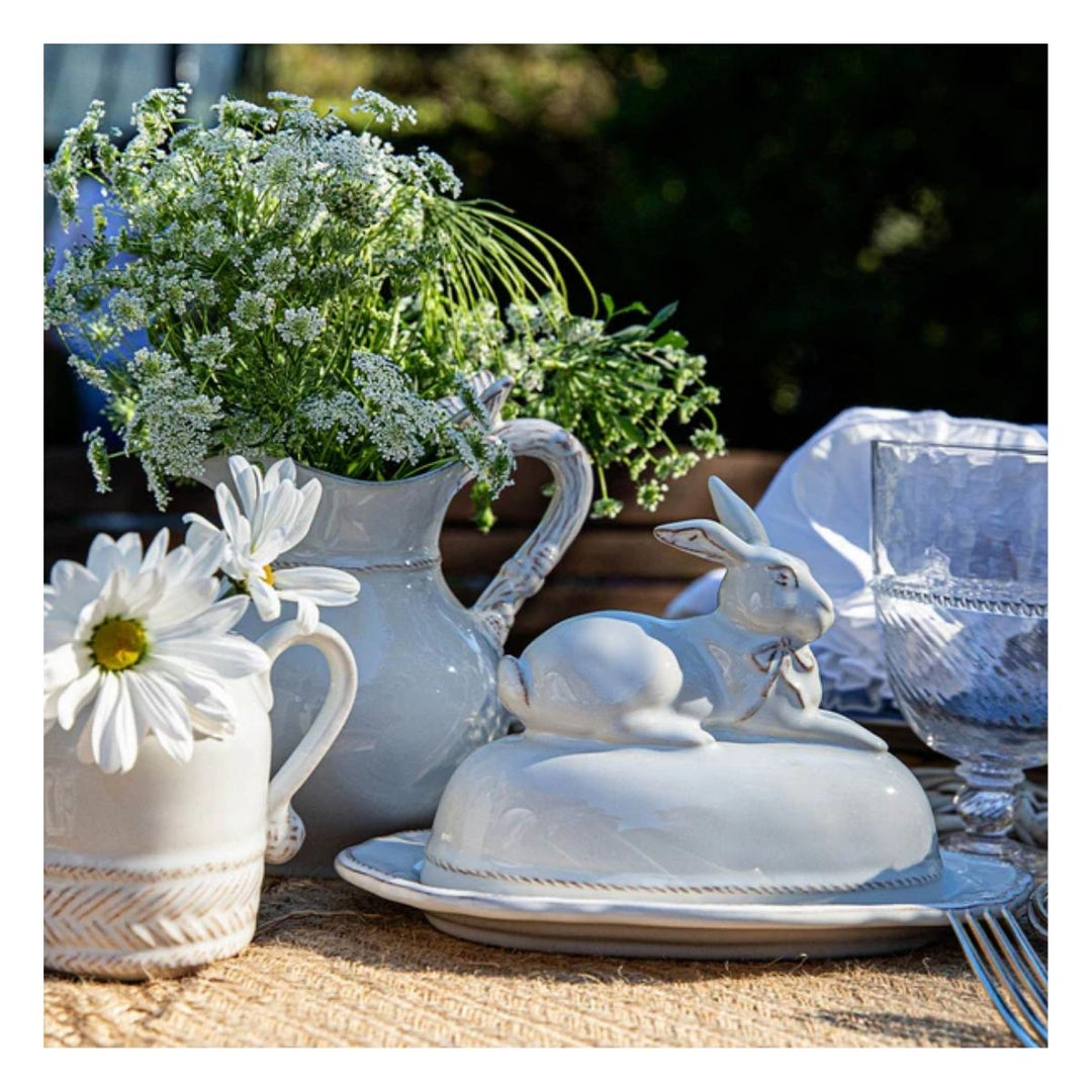 CLEVER CREATURES BRIDGET   BUNNY BUTTER DISH CLEVER CREATURES BRIDGET BUNNY BUTTER DISH