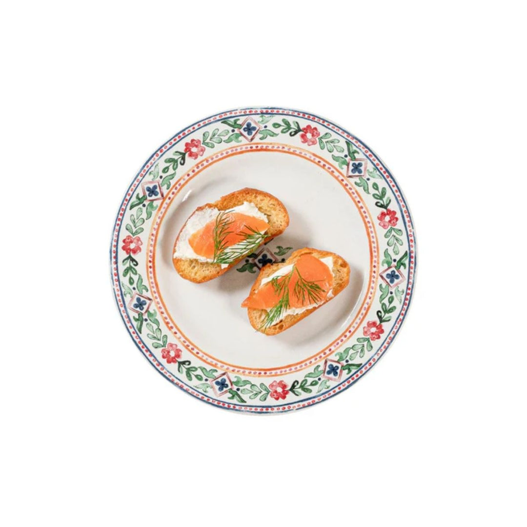 HEIDI SIDE COCKTAIL PLATE ­ MULTI