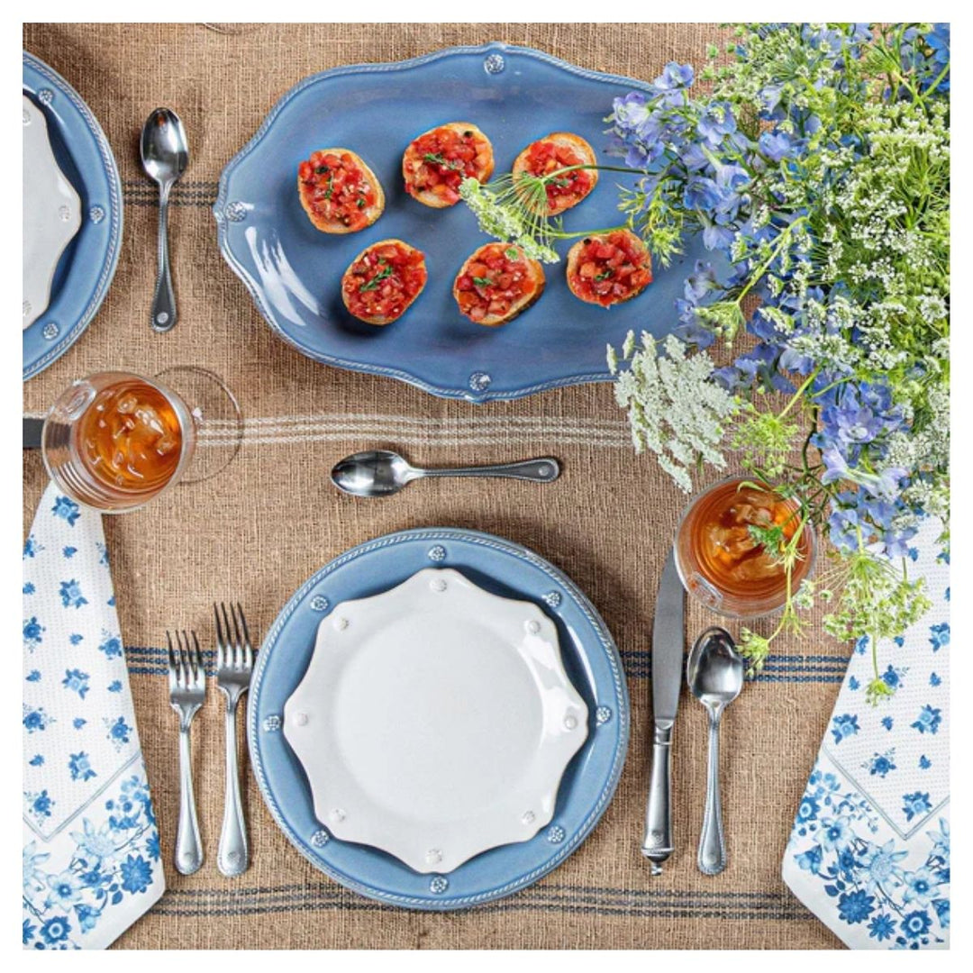 16 PLATTER B&T CHAMBRAY