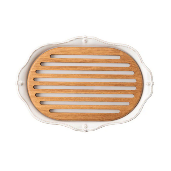 BERRY AND THREAD WHITEWASH CHALLAH BOARD BERRY & THREAD CHALLAH BOARD - JULISKA - Compralo en CorinneRegalos.com