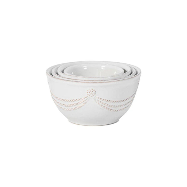 NESTING PREP BOWLS SET 4 B&T WHITE