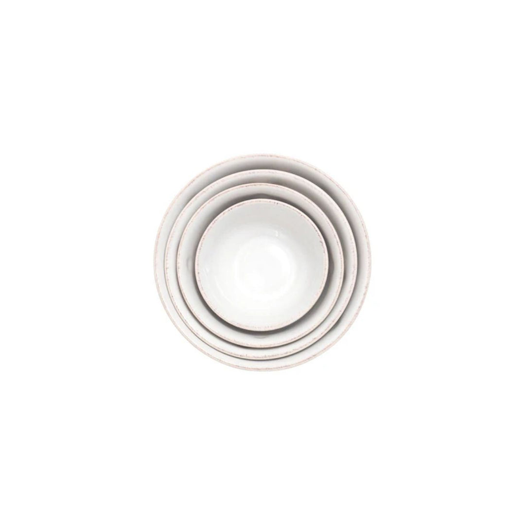 NESTING PREP BOWLS SET 4 B&T WHITE