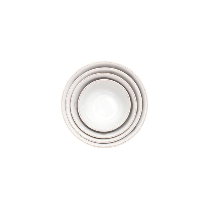 NESTING PREP BOWLS SET 4 B&T WHITE