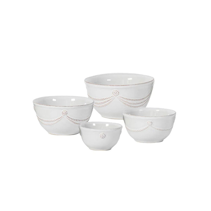 NESTING PREP BOWLS SET 4 B&T WHITE