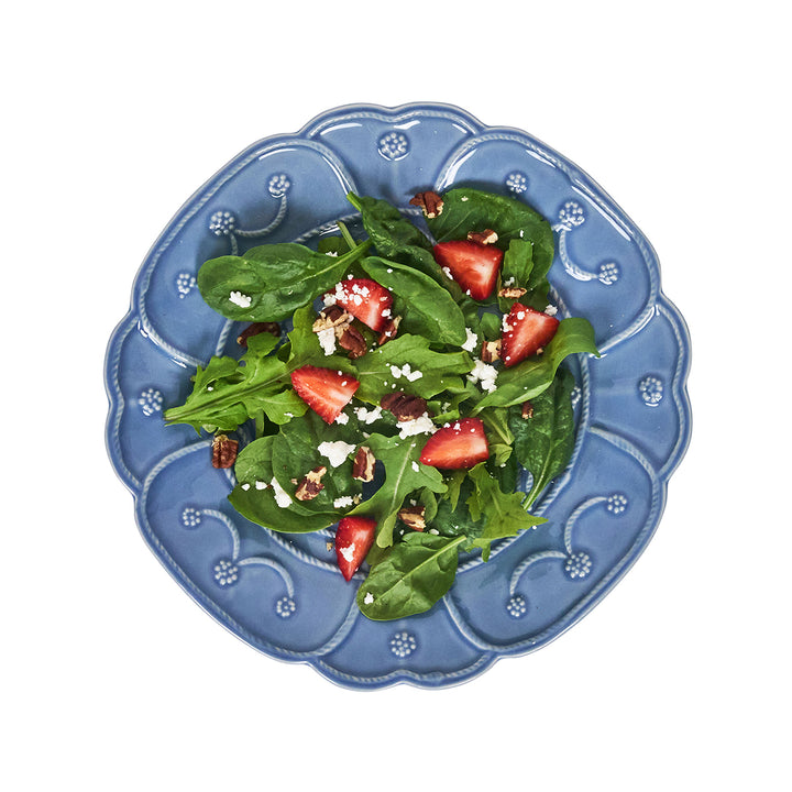 JARDINS DU MONDE DESSERT/SALAD PLATE ASSORTED SET/4 - CHAMBRAY
