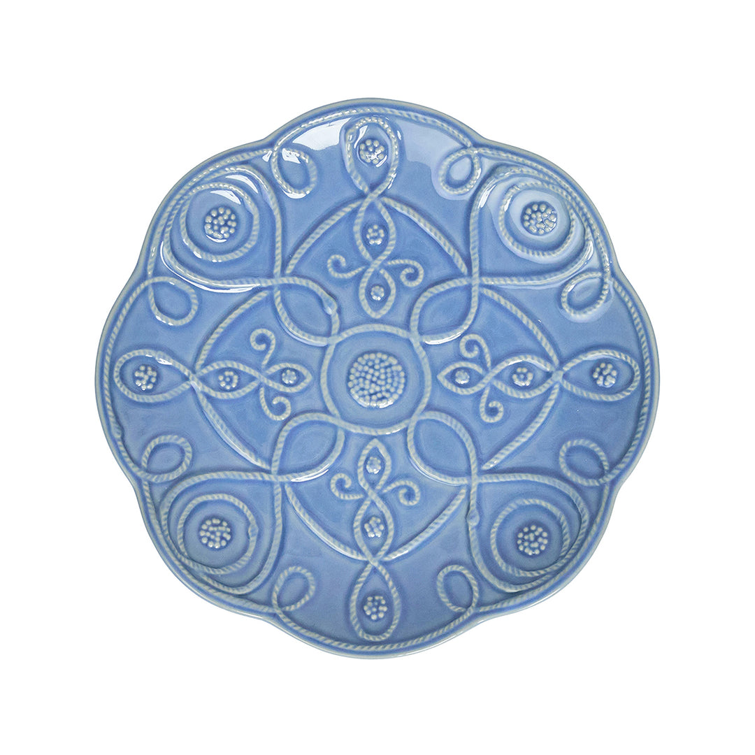 JARDINS DU MONDE DESSERT/SALAD PLATE ASSORTED SET/4 - CHAMBRAY