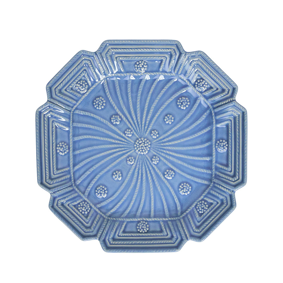 JARDINS DU MONDE DESSERT/SALAD PLATE ASSORTED SET/4 - CHAMBRAY