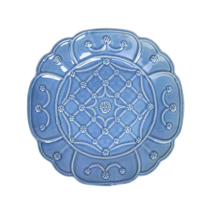 JARDINS DU MONDE DESSERT/SALAD PLATE ASSORTED SET/4 - CHAMBRAY