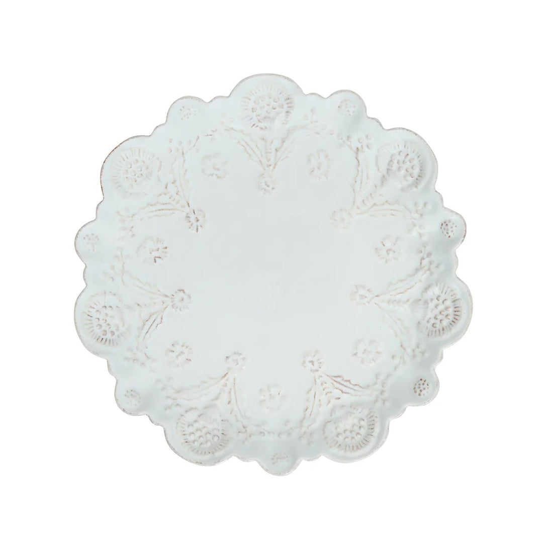 BERRY & THREAD THISTLE DESSERT/SALAD PLATE - WHITEWASH - JULISKA - Compralo en CorinneRegalos.com