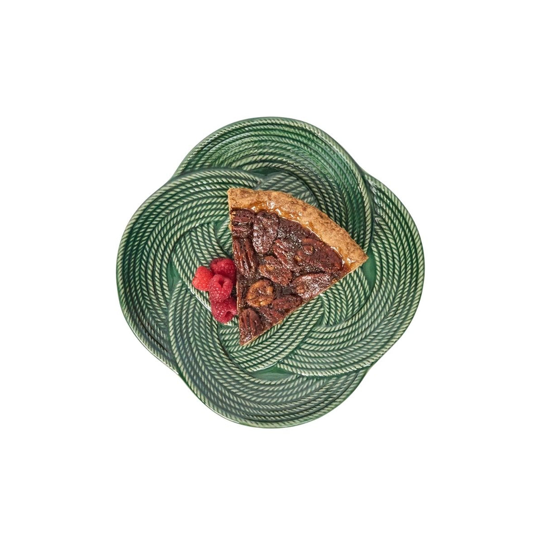 Le Panier Mystic Knot Dessert/Salad Plate - Basil