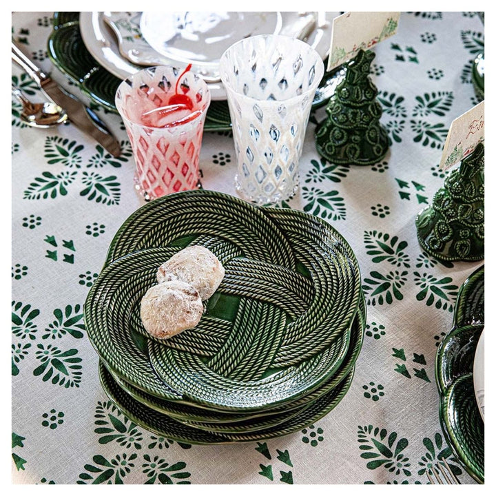 Le Panier Mystic Knot Dessert/Salad Plate - Basil